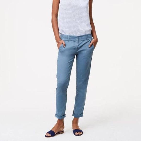 LOFT Pants - LOFT Blue Cropped Skinny Pants - Marisa 4P